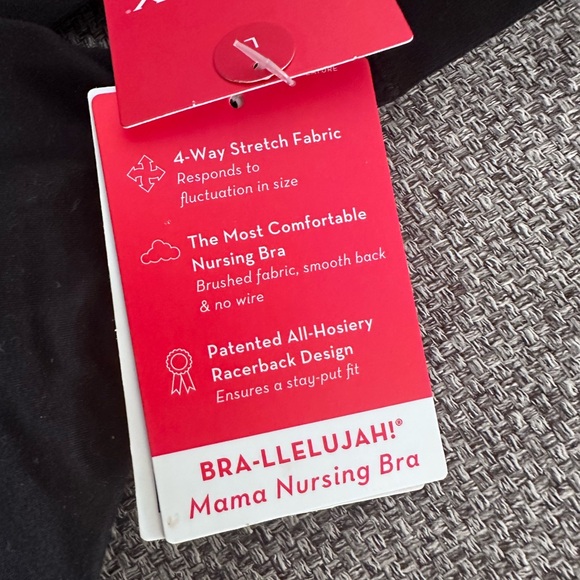 NWT SPANX Bra-Llelujah Wireless Smoothing Nursing Bra Black, Size Large - Picture 4 of 6